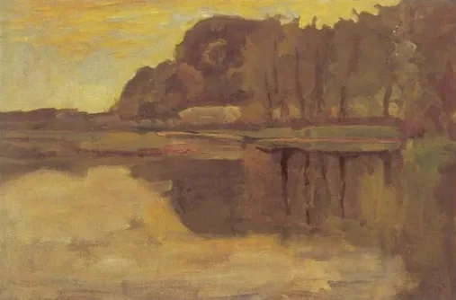 Isolated tree on the Gein: detail study