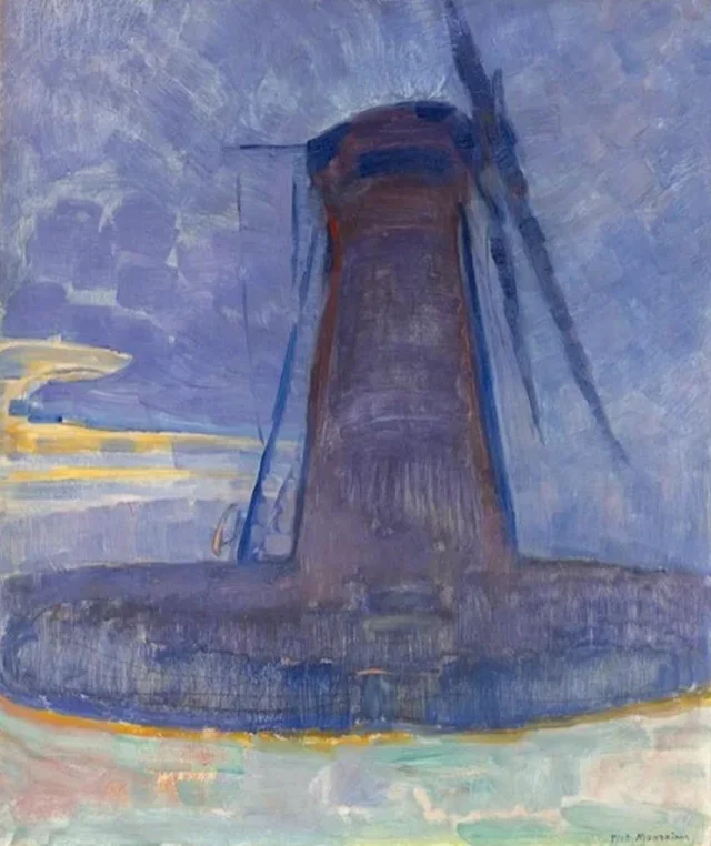 Molino en Domburg, Piet Mondrian