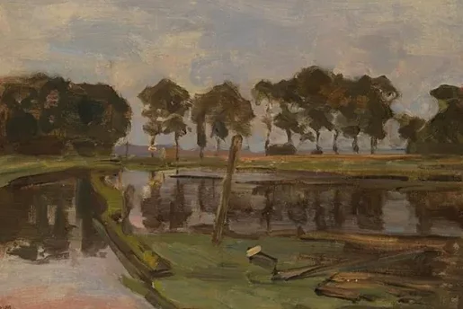 Mooring docks near the Omval