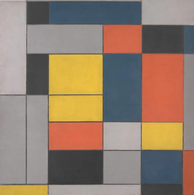 N.º VI / Composición n.º II, Piet Mondrian