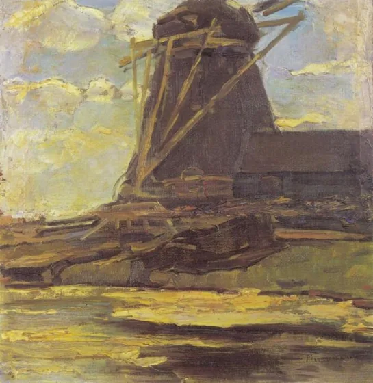 Oostzijdse mill with cropped wings