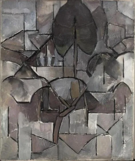 Paysage avec arbres