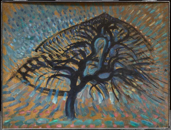 Pommier, version pontillistique