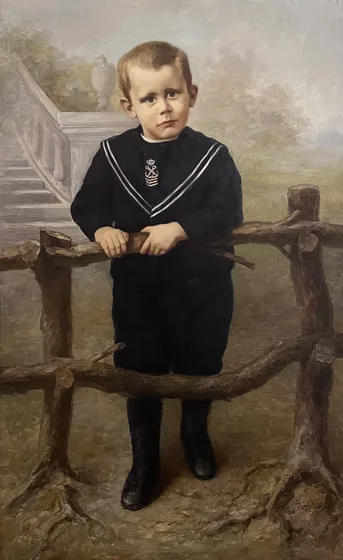 Portrait of a little boy