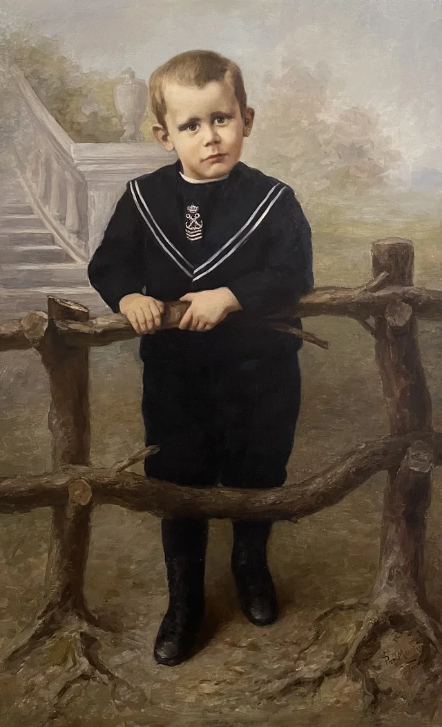 Retrato de un niño pequeño