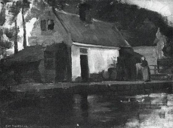 Small house along a canal