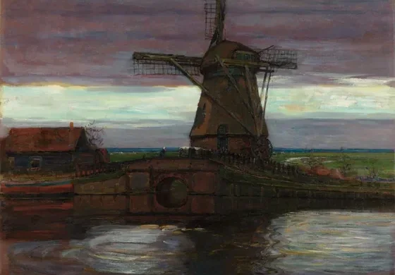 Stammer Mill with Streaked Sky