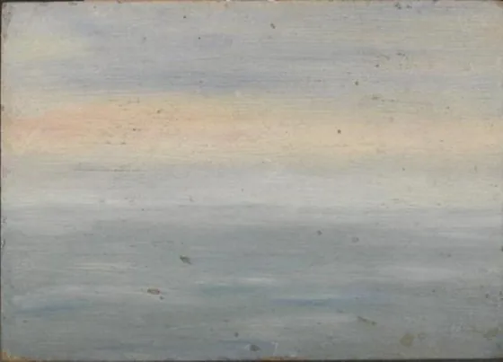 Underpainting for land and sky