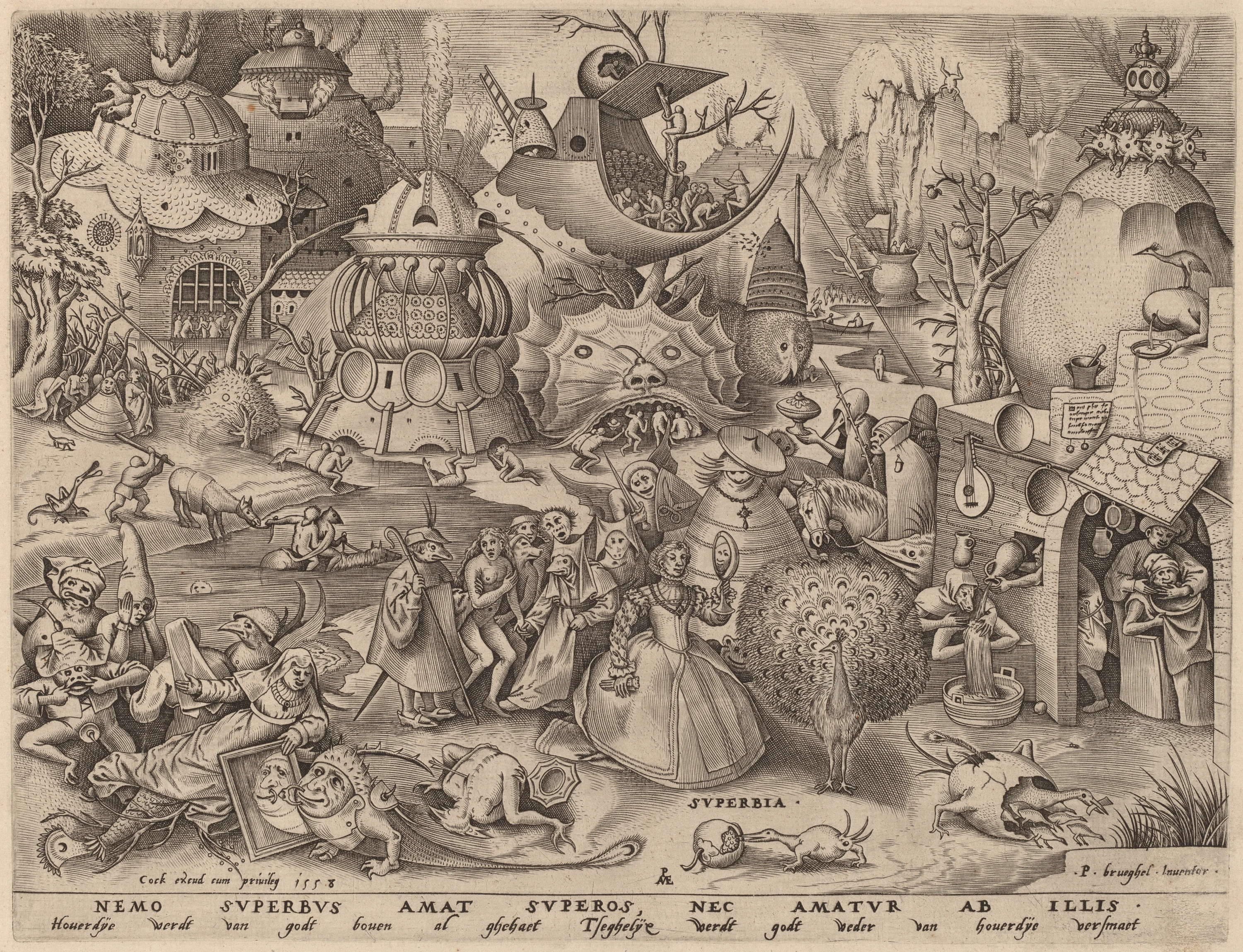 Pride, Pieter Brueghel l'Ancien