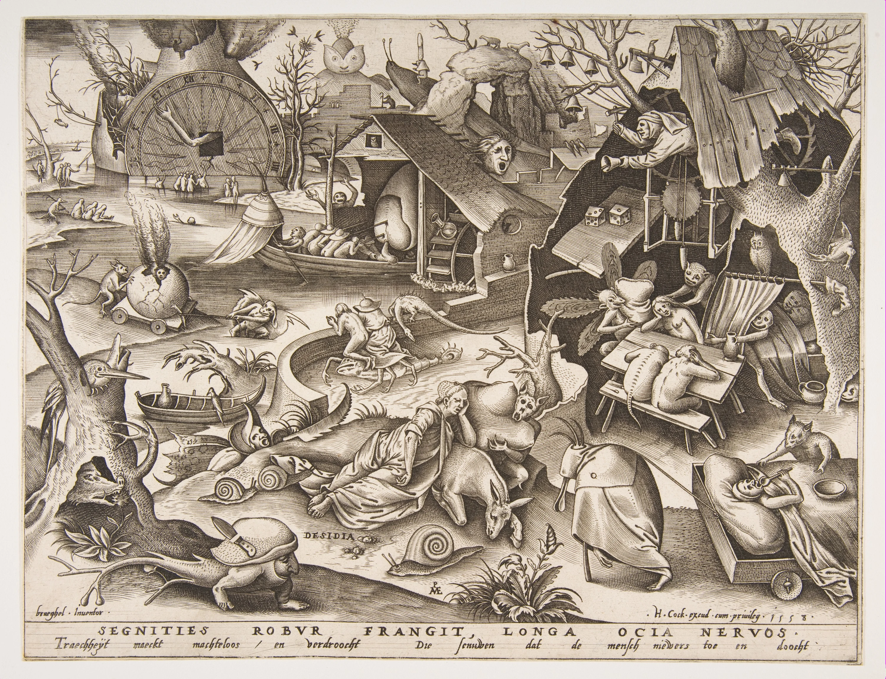 Sloth, Pieter Brueghel l'Ancien