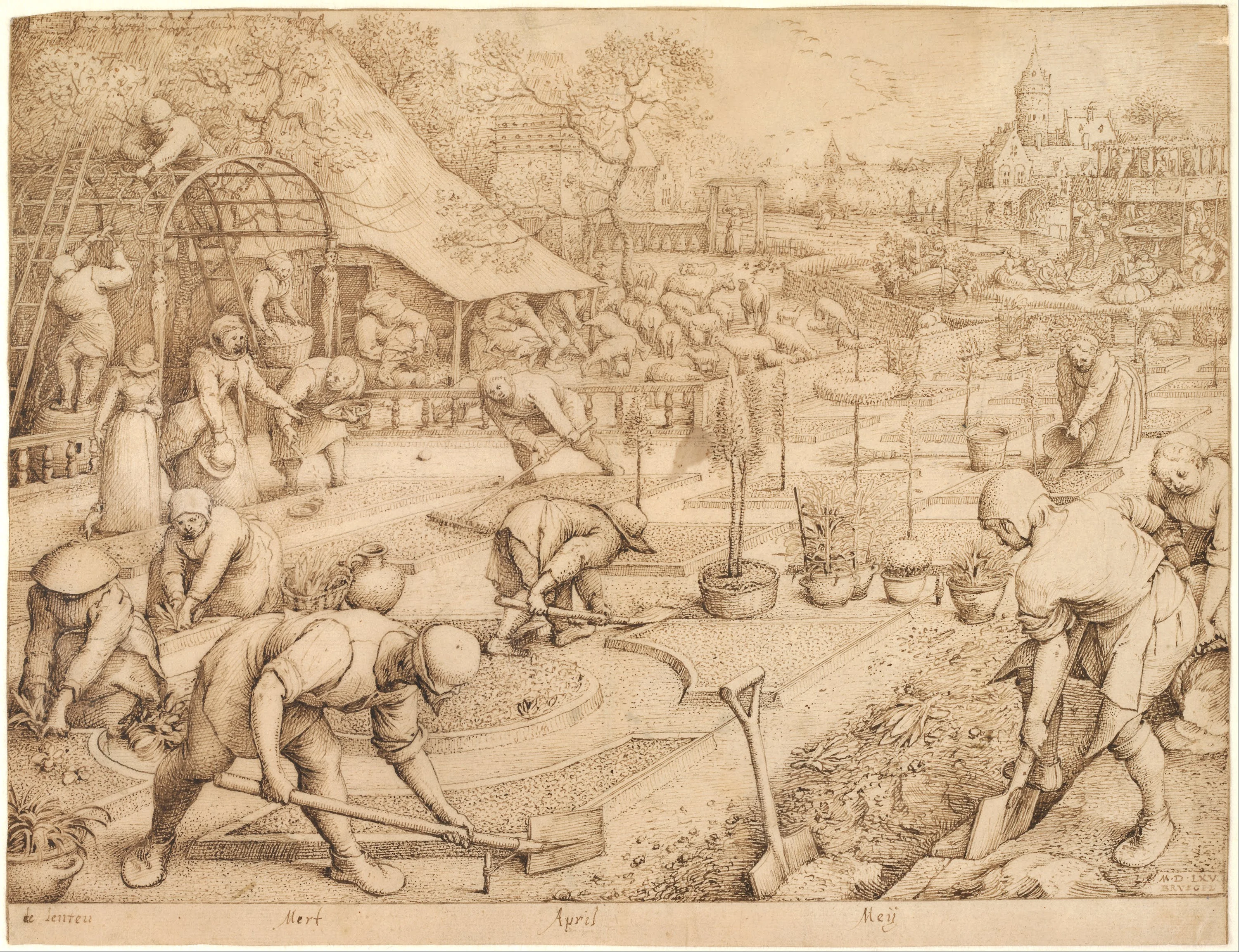 Spring, Pieter Brueghel l'Ancien