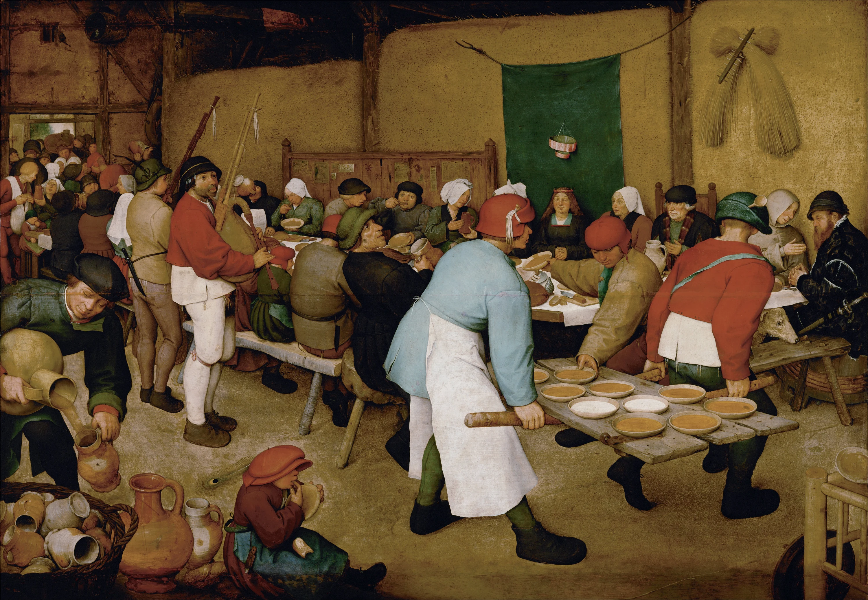 The Peasant Wedding, Pieter Brueghel l'Ancien