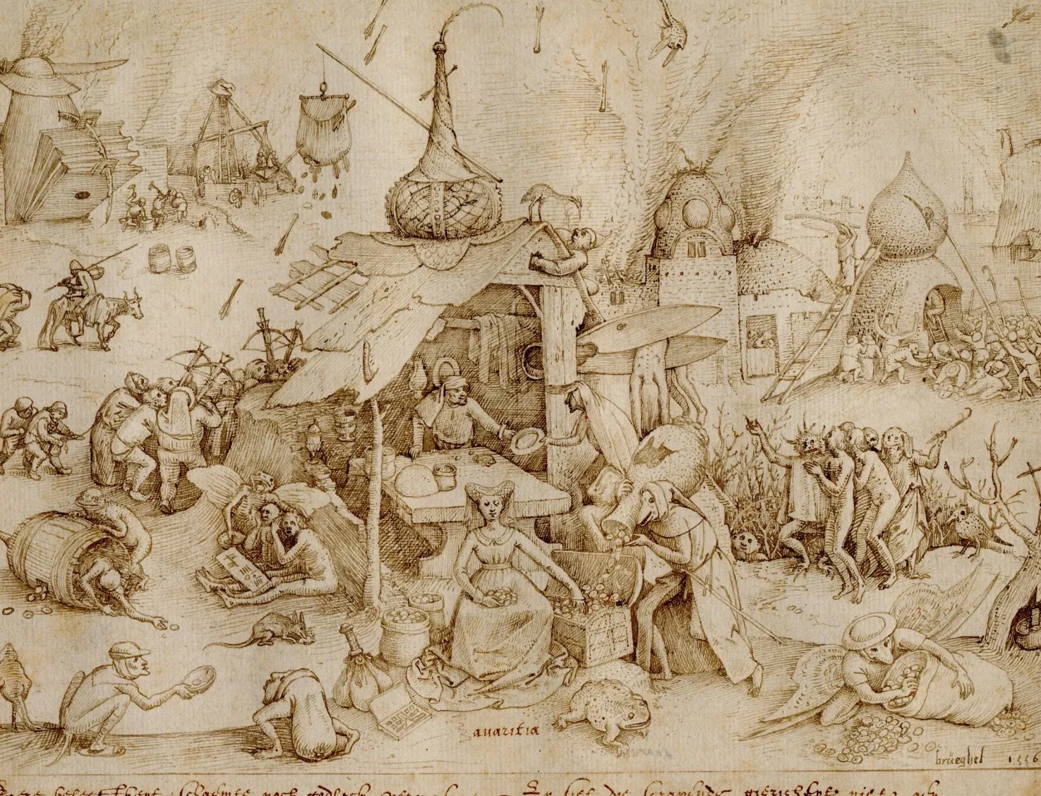 Avarice, Pieter Bruegel the Elder