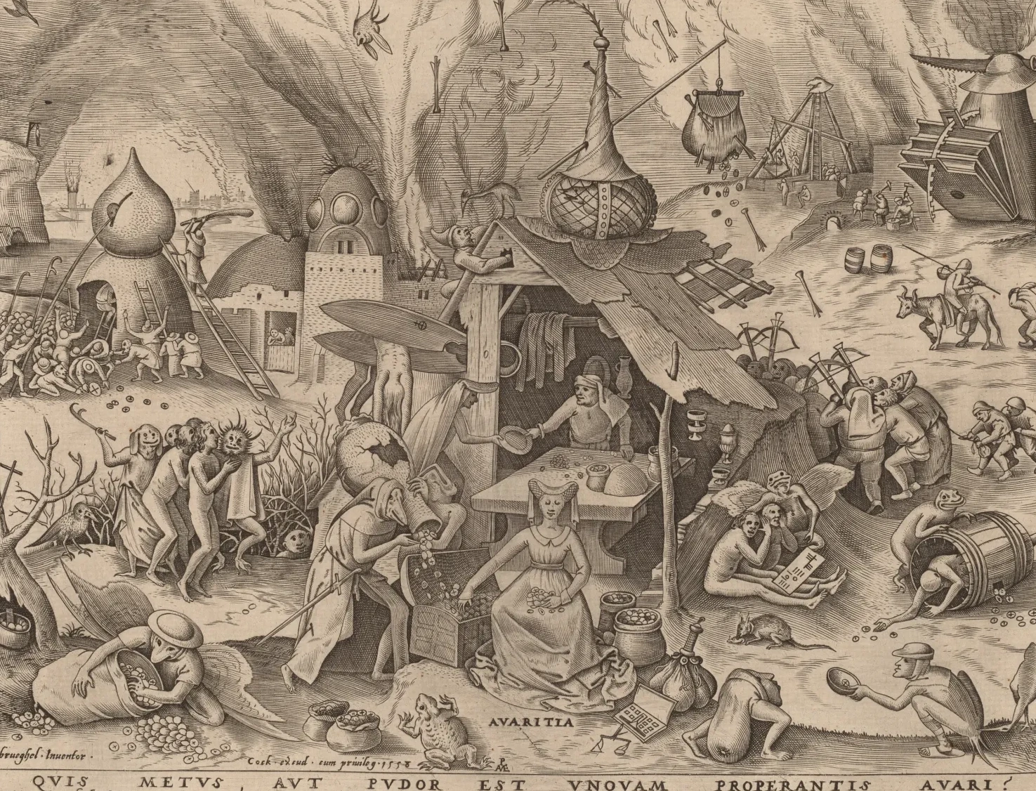 Avarice, Pieter Bruegel the Elder
