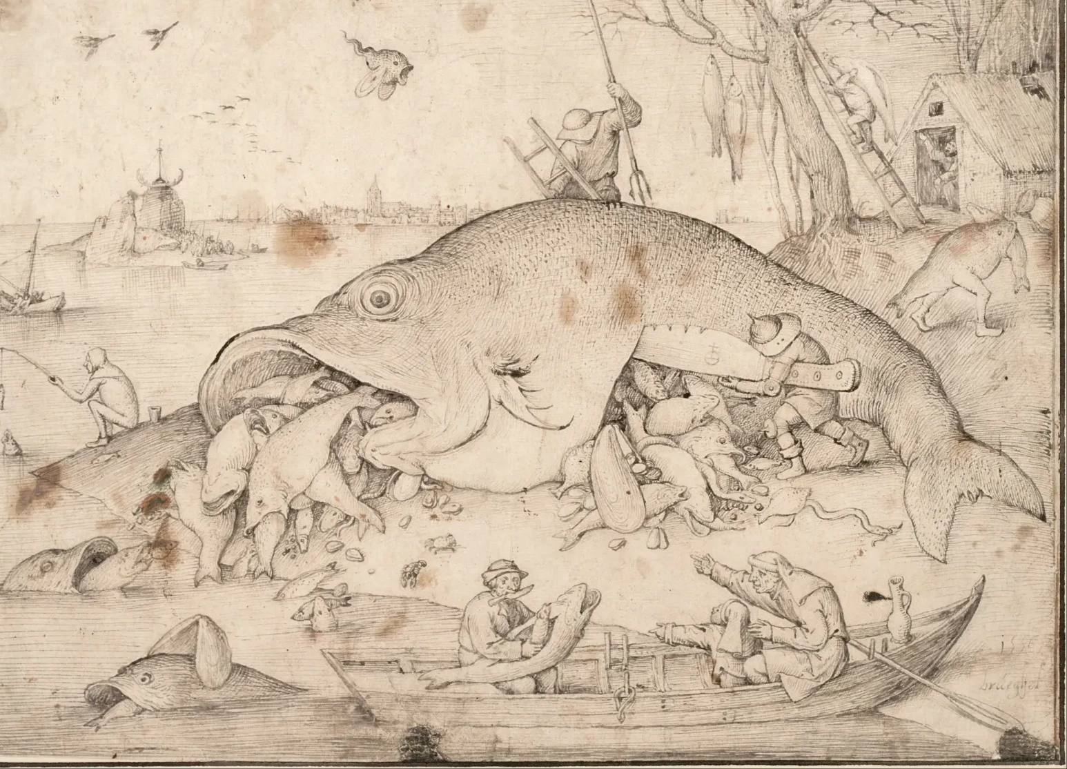 Big Fish Eat Little Fish, Pieter Bruegel the Elder
