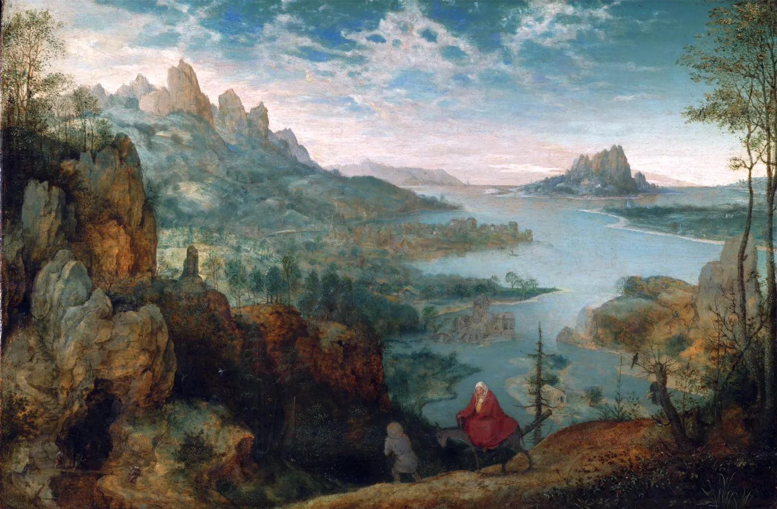 Landscape with the Flight into Egypt, Pieter Brueghel l'Ancien