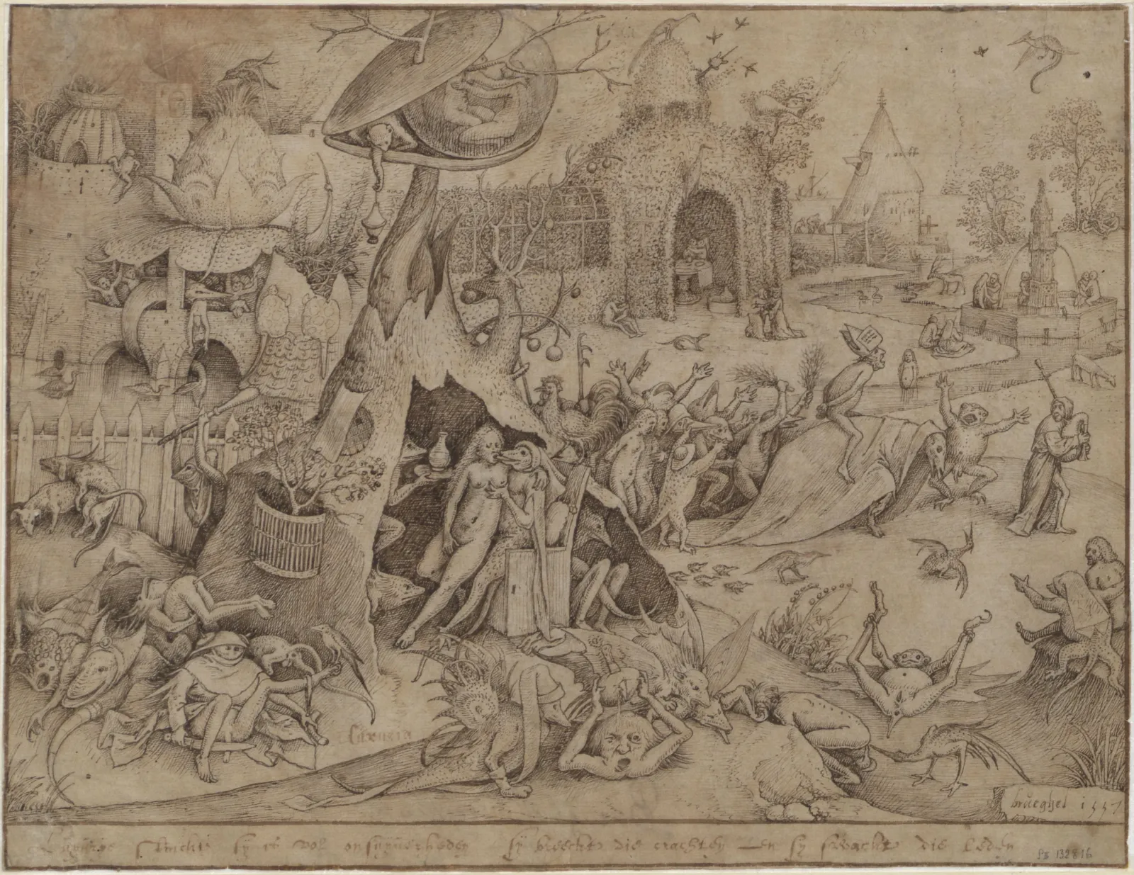 Luxuria, Pieter Brueghel l'Ancien