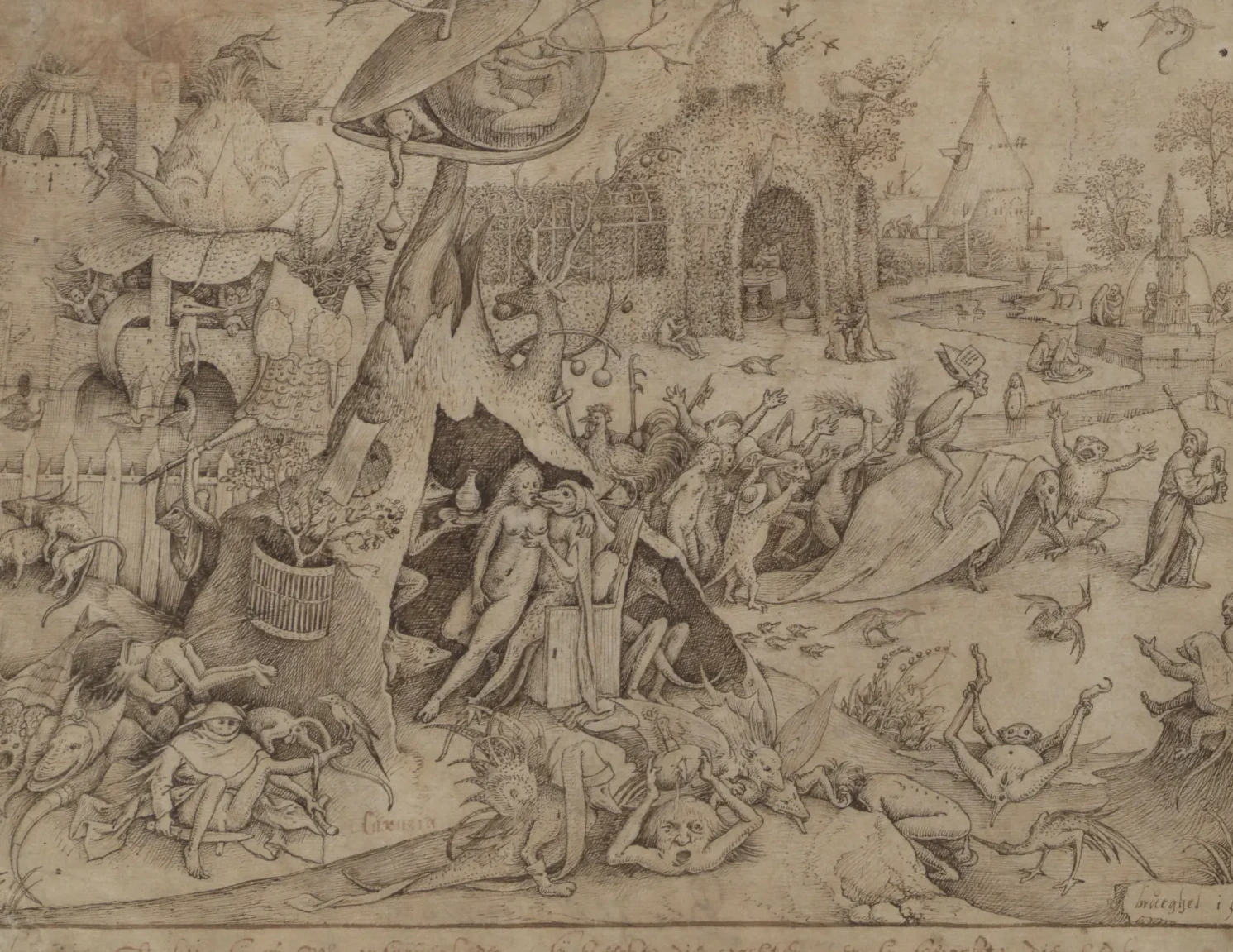 Luxuria, Pieter Bruegel the Elder