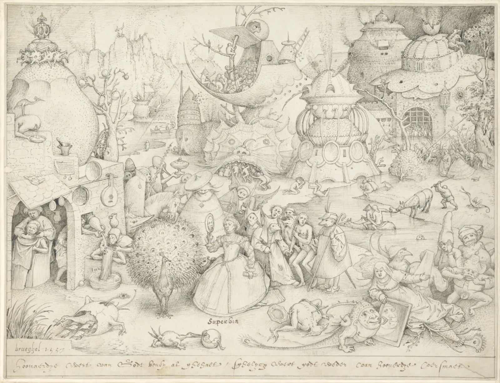 Pride, Pieter Brueghel l'Ancien