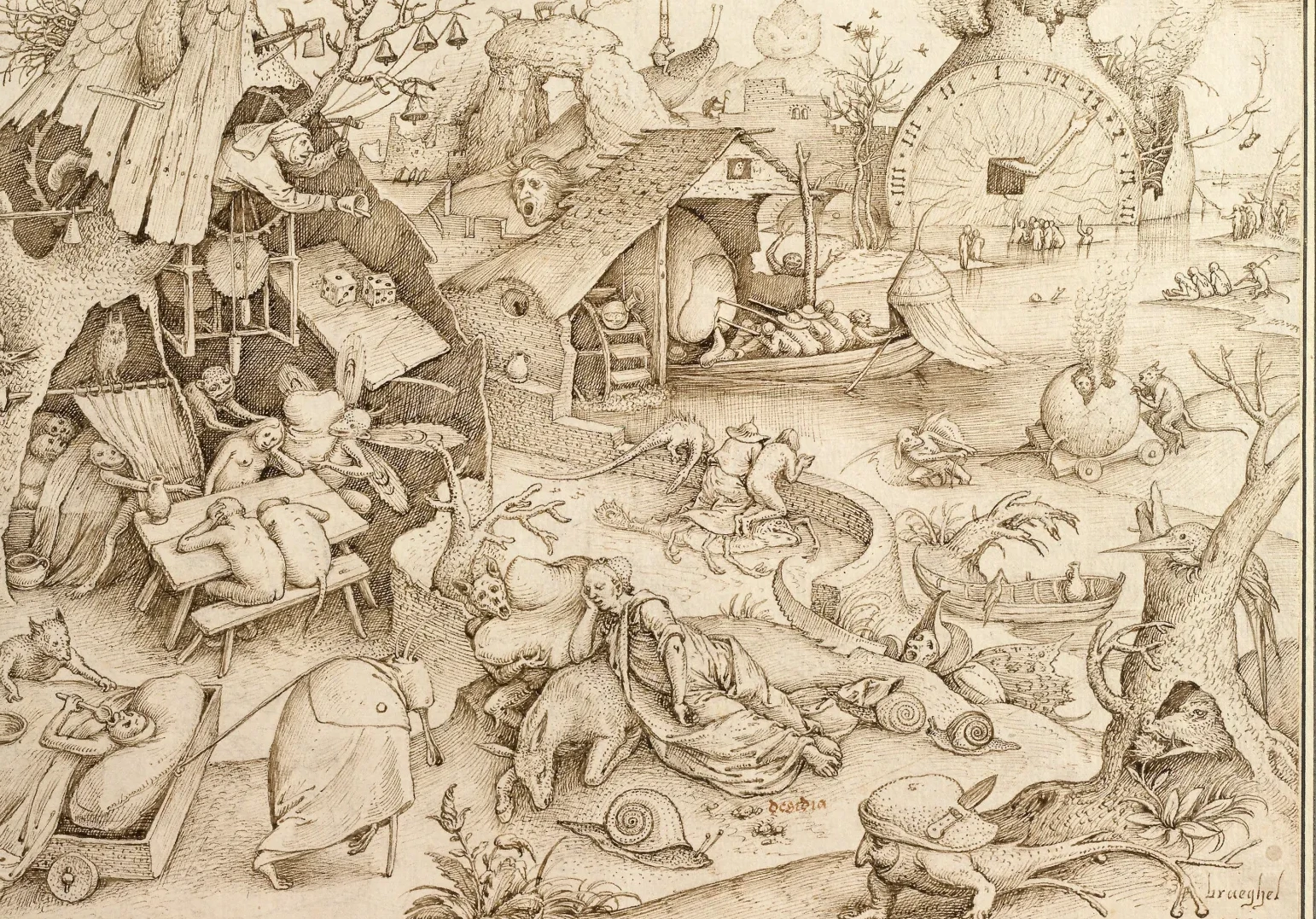 Sloth, Pieter Bruegel the Elder