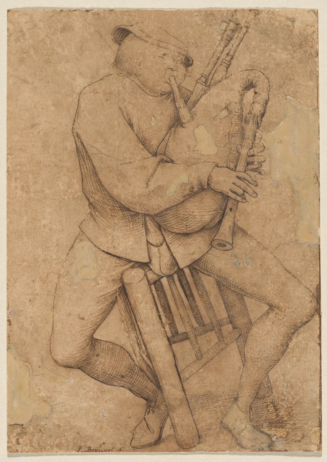 The Bagpipe Player, Pieter Brueghel l'Ancien