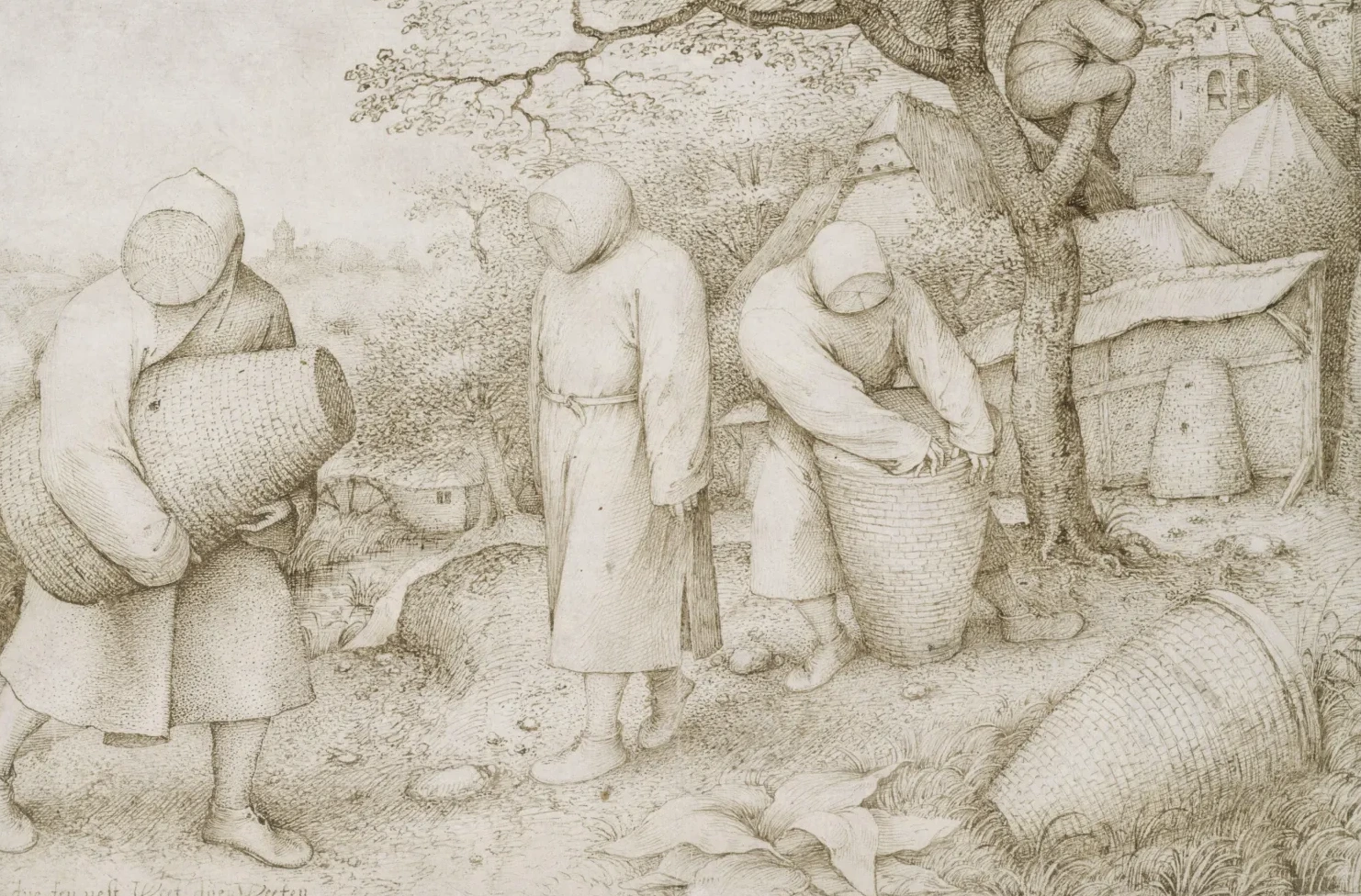The Beekeepers and the Birdnester, Pieter Bruegel the Elder