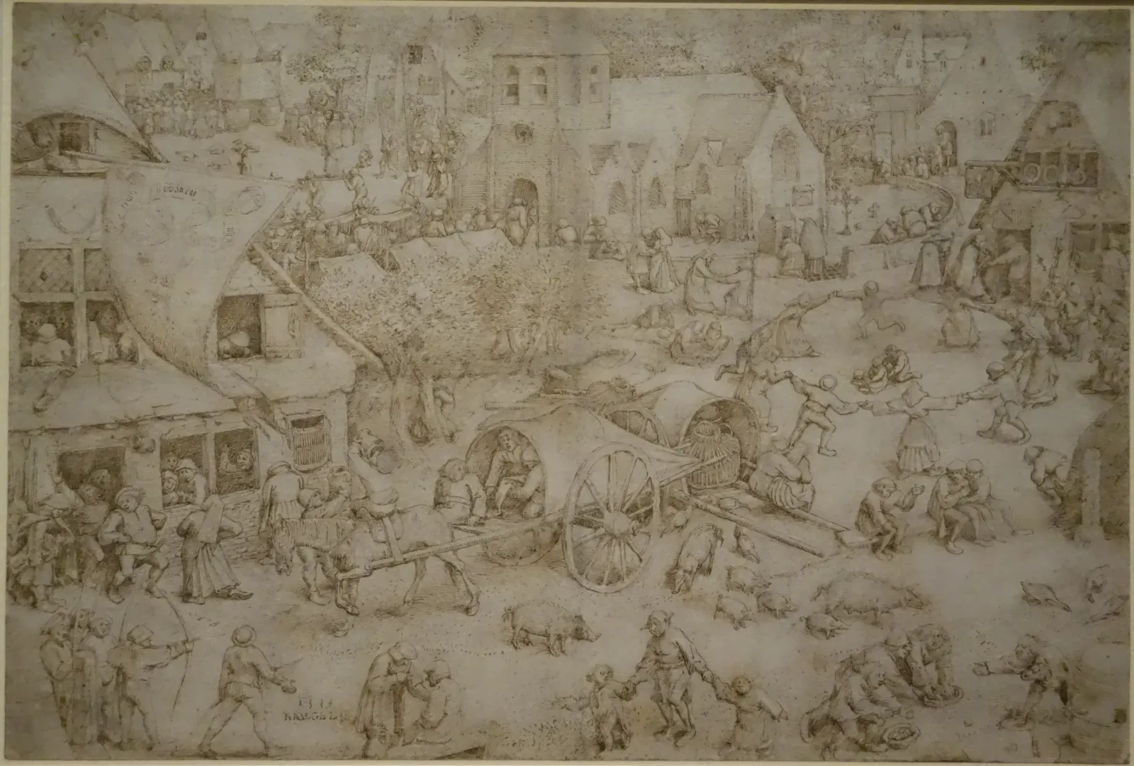 The Fair at Hoboken, Pieter Brueghel l'Ancien