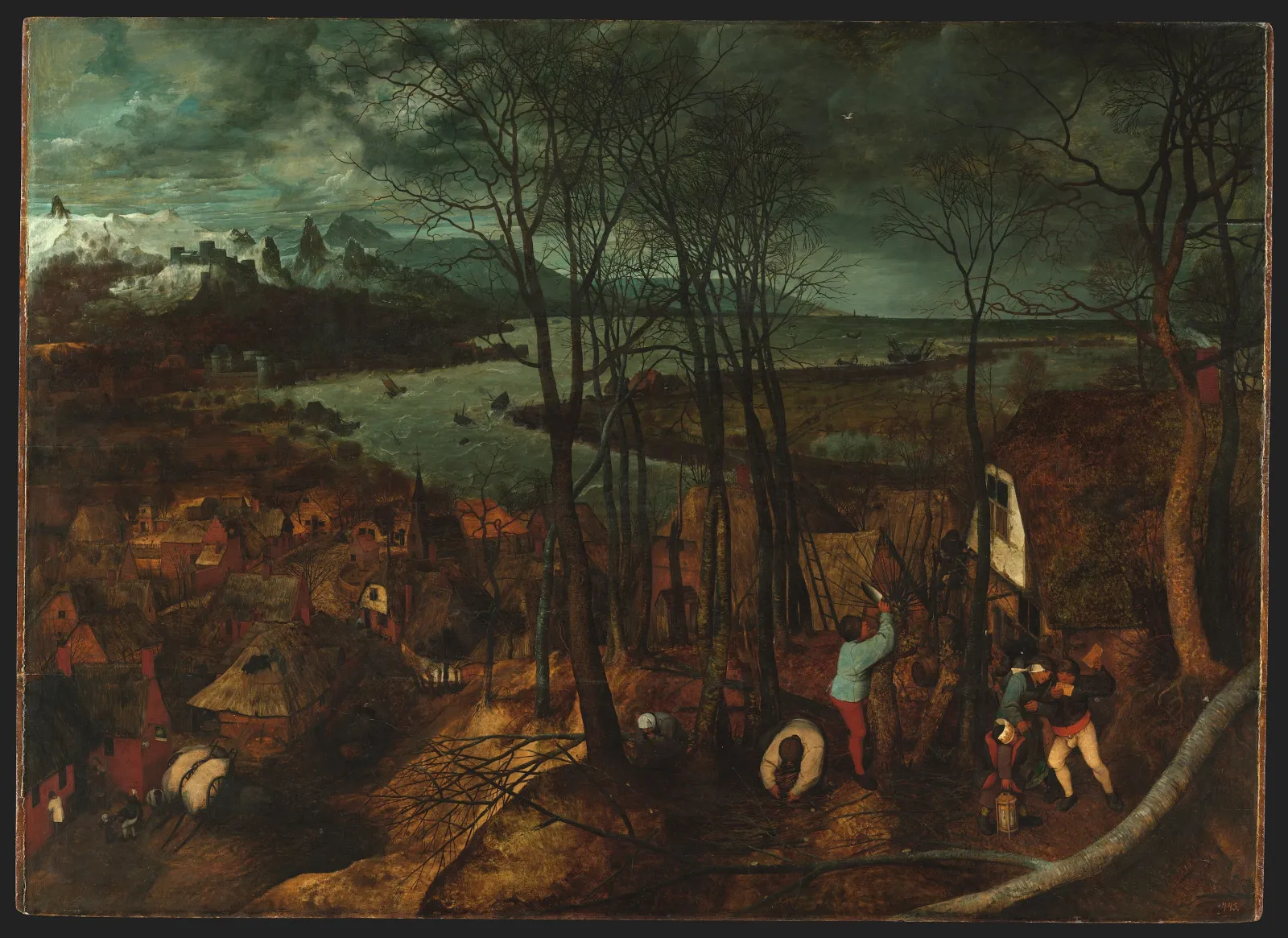 The Gloomy Day, Pieter Brueghel l'Ancien