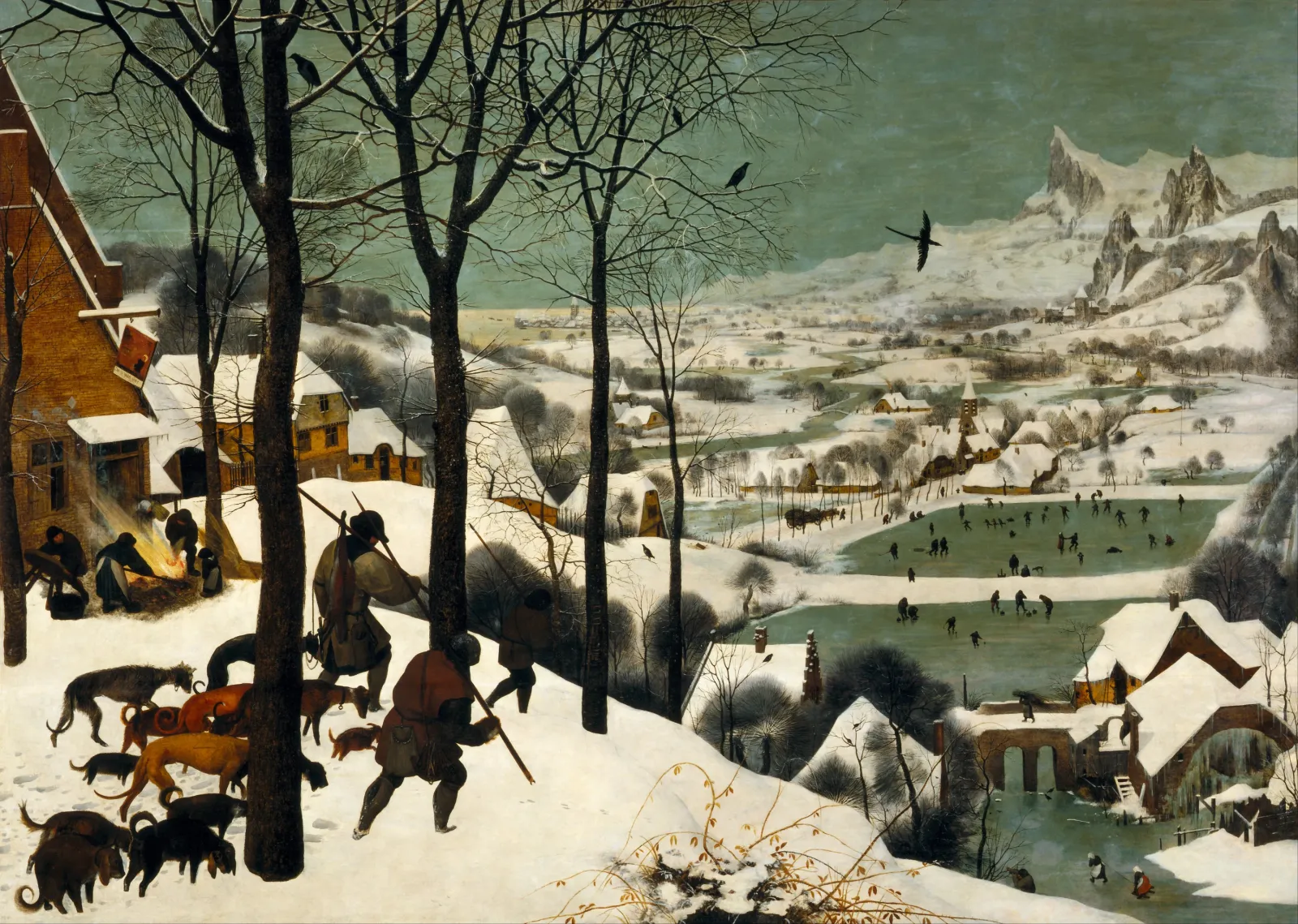 The Hunters in the Snow, Pieter Brueghel l'Ancien