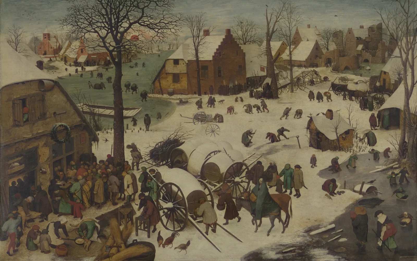 The People's Census at Bethlehem, Pieter Bruegel the Elder