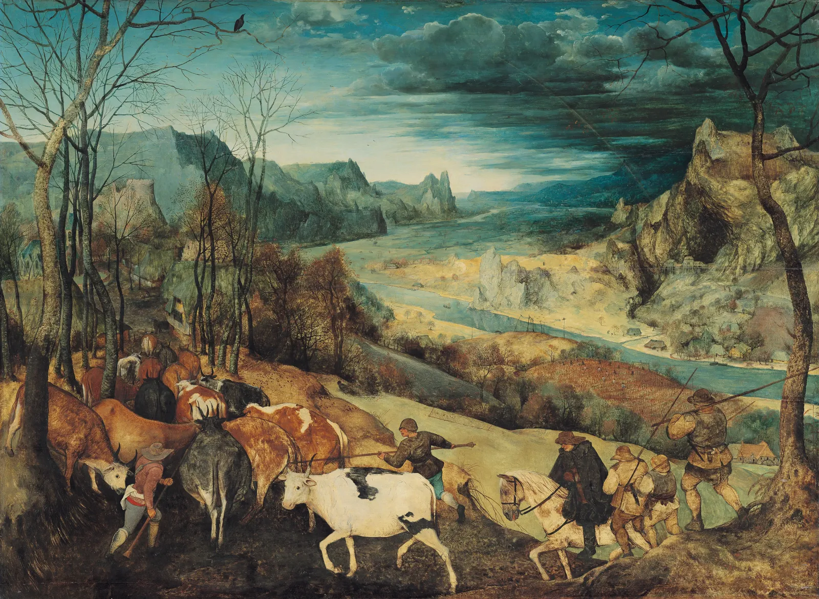 The Return of the Herd, Pieter Brueghel l'Ancien