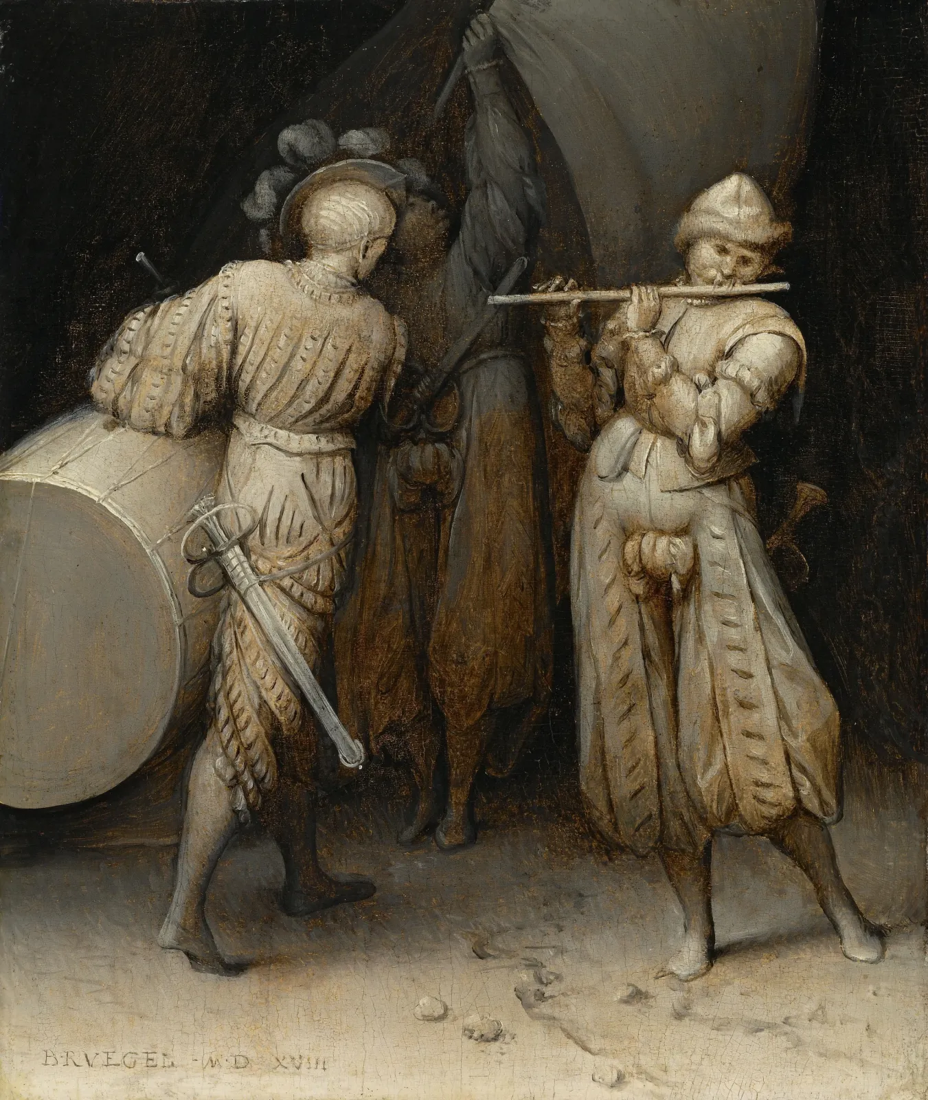The Three Soldiers, Pieter Brueghel l'Ancien