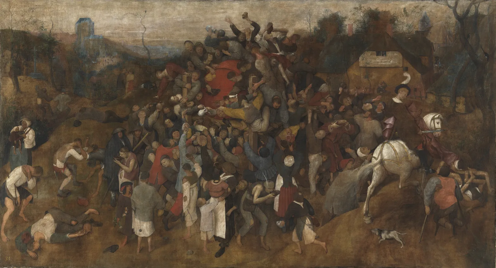 The Wine of Saint Martin's Day, Pieter Brueghel l'Ancien