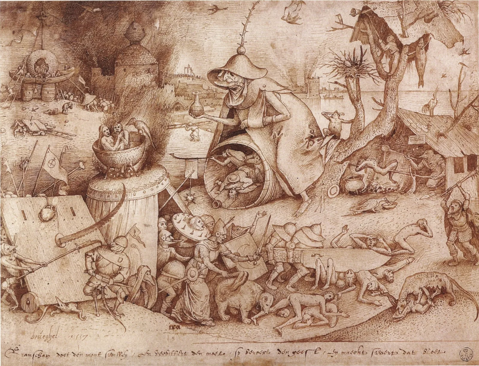 Wrath, Pieter Brueghel l'Ancien