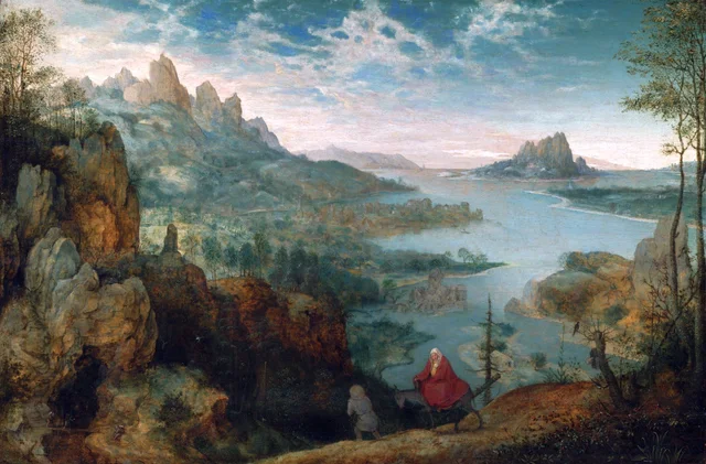 La huida a Egipto, Pieter Brueghel el Viejo