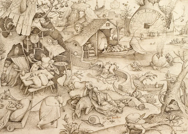 Desidia, Pieter Brueghel el Viejo