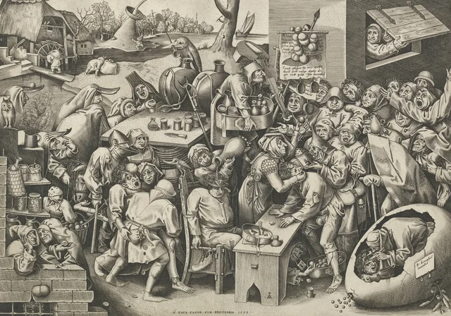 La operación de la piedra o La bruja de Mallegem, Pieter Brueghel el Viejo
