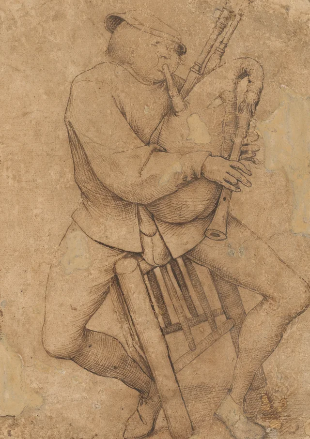 El gaitero, Pieter Brueghel el Viejo