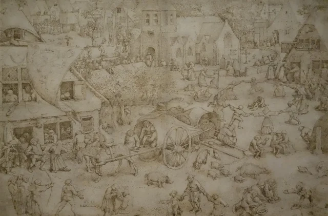 The Fair at Hoboken, Pieter Bruegel the Elder