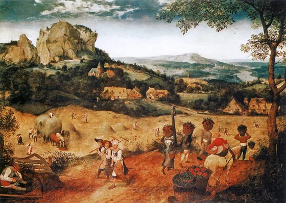 The Hay Harvest (early summer June/July)