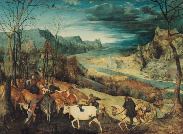A Volta dos rebanhos, Pieter Bruegel, o Velho