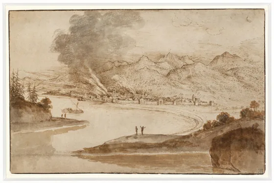 View of Reggio Calabria on the Strait of Messina