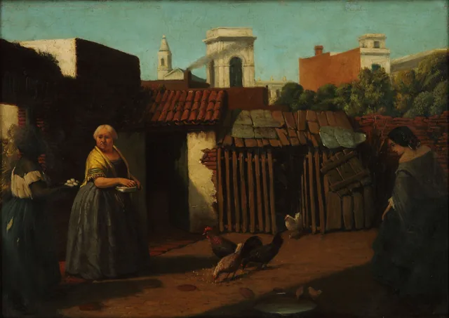 Pátio de Buenos Aires em 1850, Prilidiano Pueyrredón