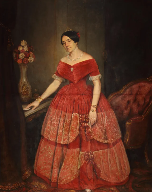 Retrato de Manuelita Rosas, Prilidiano Pueyrredón