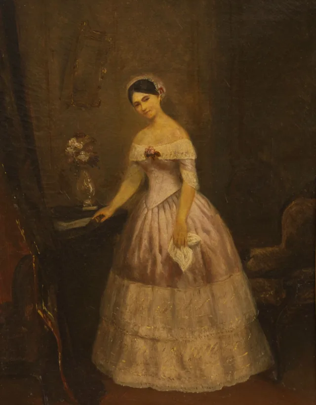 Retrato de Manuelita Rosas (estudo), Prilidiano Pueyrredón