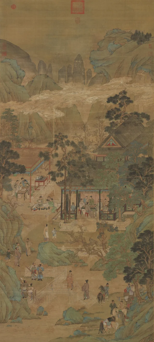 十八学士登瀛洲図, 仇英