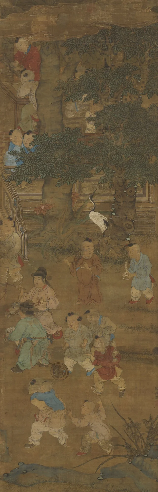 人物図, 仇英