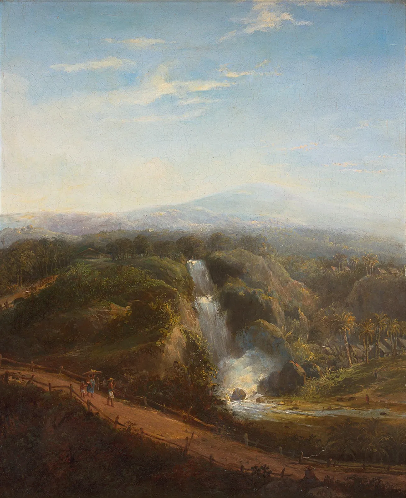 Indisch landschap, Raden Saleh