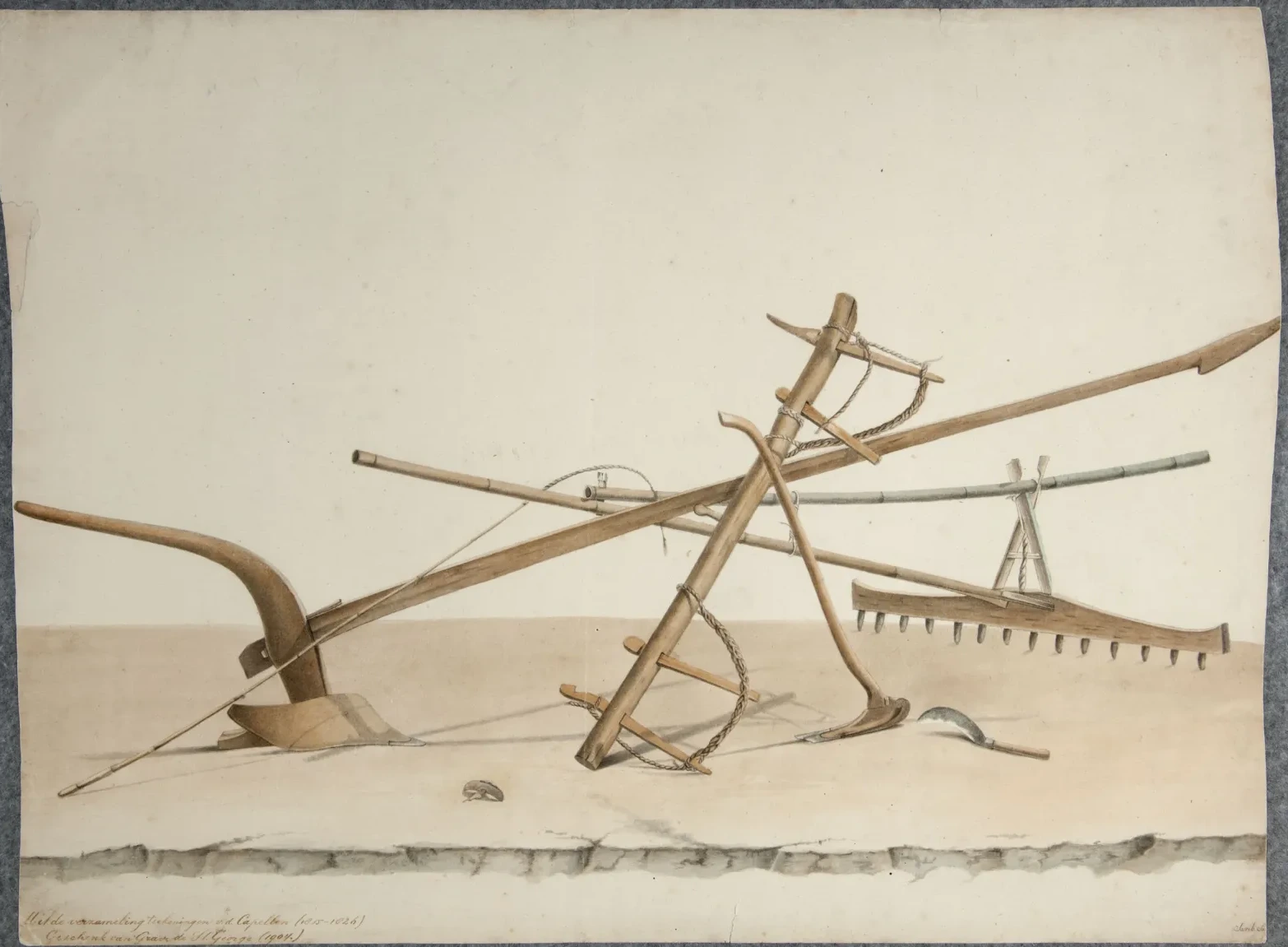 Instruments agricoles, Raden Saleh