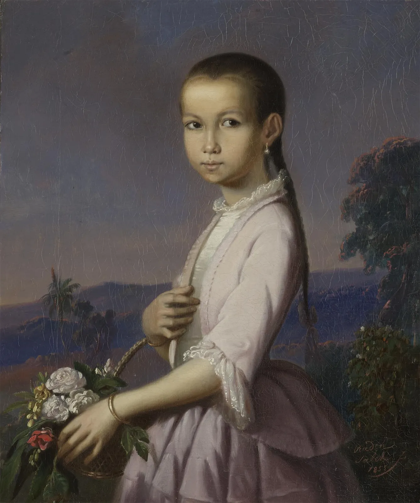 Portrait de Betsy Teengs, Raden Saleh